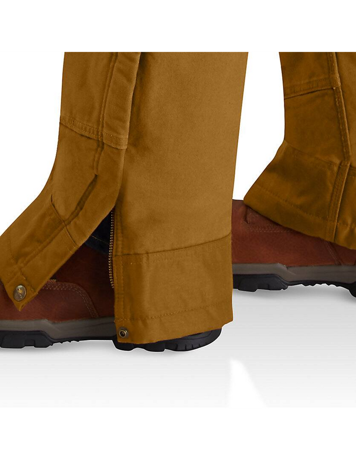 104031 Men's Insulated Bib Overall - Loose Fit - Duck - 3 Warmest Rating