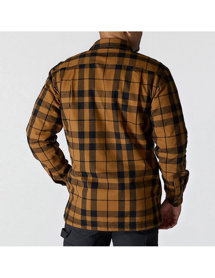 107017 Relaxed Fit Flannel Sherpa-Lined Shirt Jac
