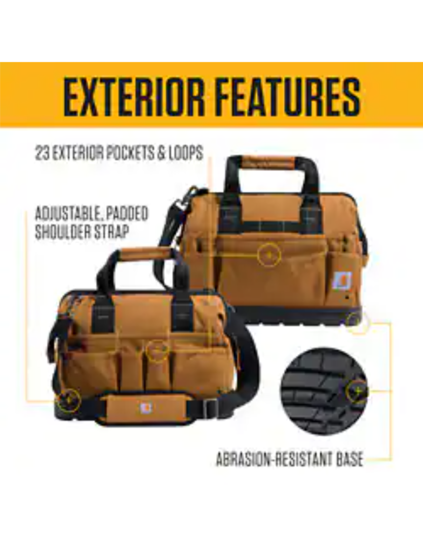 16-Inch Molded Base Heavyweight Tool Bag-B0000519