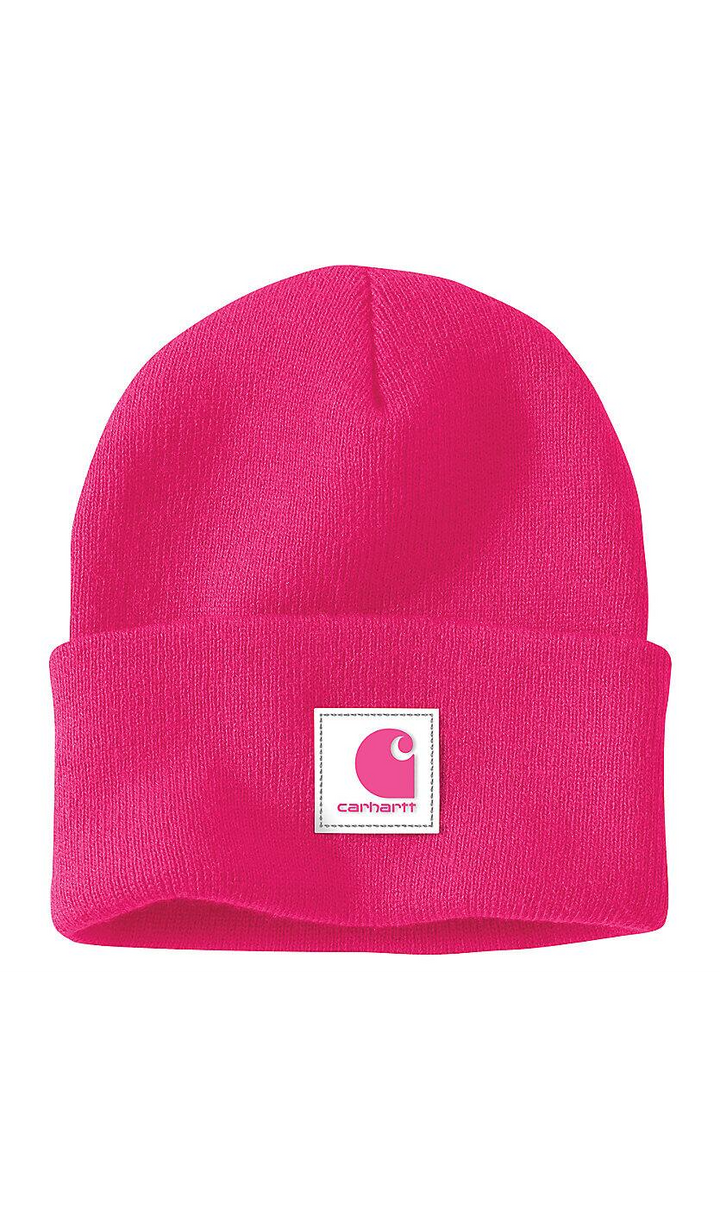 106920 Knit Rubber Patch Beanie