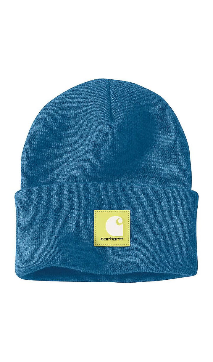 106920 Knit Rubber Patch Beanie