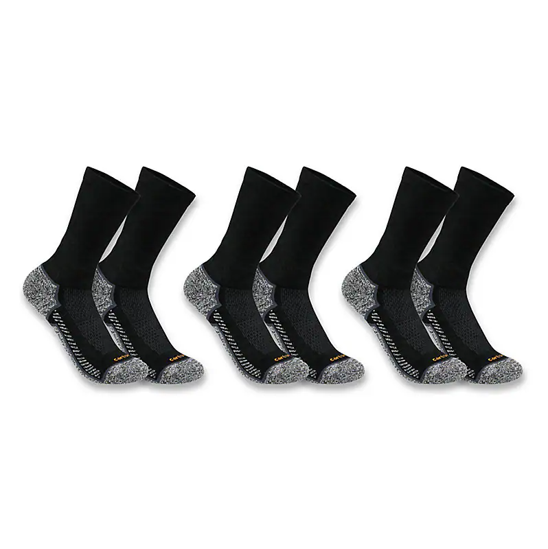 SC4223 CARHARTT FORCE® MIDWEIGHT CREW SOCK 3-PACK