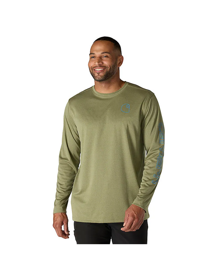 Force Sun Defender™ Lightweight Long-Sleeve Logo Graphic T-Shirt