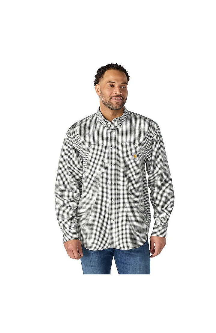 FR Force Sun Defender LS Plaid Shirt