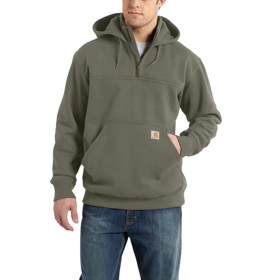 100617 RAIN DEFENDER® LOOSE FIT HEAVYWEIGHT QUARTER-ZIP HOODIE