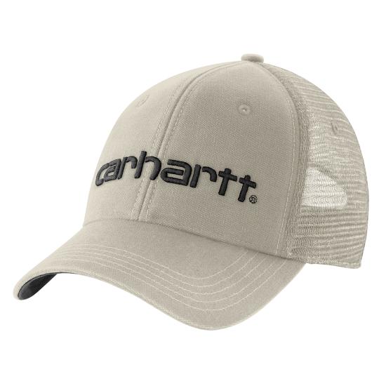 Canvas Mesh-Back Logo Graphic Cap