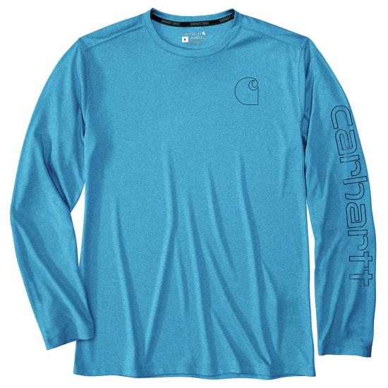 Force Sun Defender™ Lightweight Long-Sleeve Logo Graphic T-Shirt
