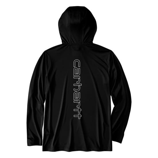 Force Sun Defender™ Lightweight Long-Sleeve Hooded Logo Graphic T-Shirt