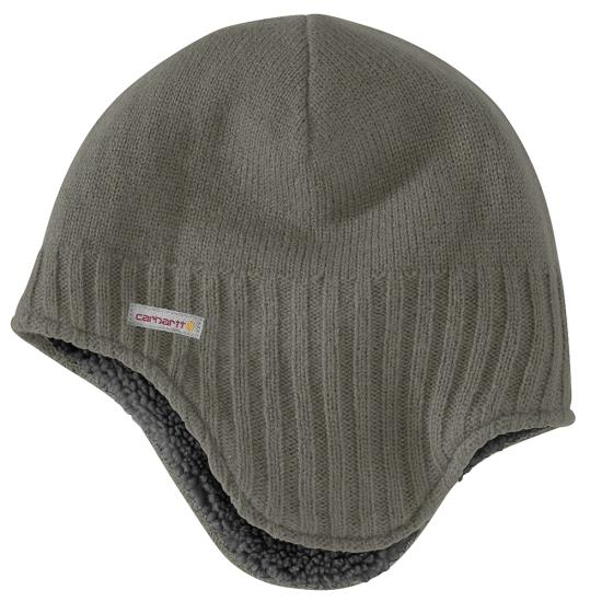 106390 - Knit Sherpa Lined Earflap Hat