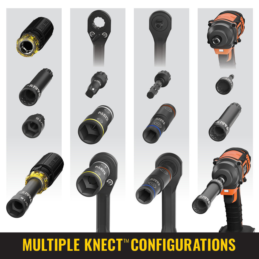 32527HD KNECT™ Impact-Rated HVAC Screwdriver / Nut Driver, 11-in-1