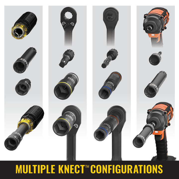 32527HD KNECT™ Impact-Rated HVAC Screwdriver / Nut Driver, 11-in-1