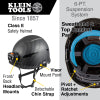 Safety Helmet, Premium KARBN™ Pattern, Non-Vented, Class E, Headlamp